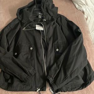 Black utility jacket